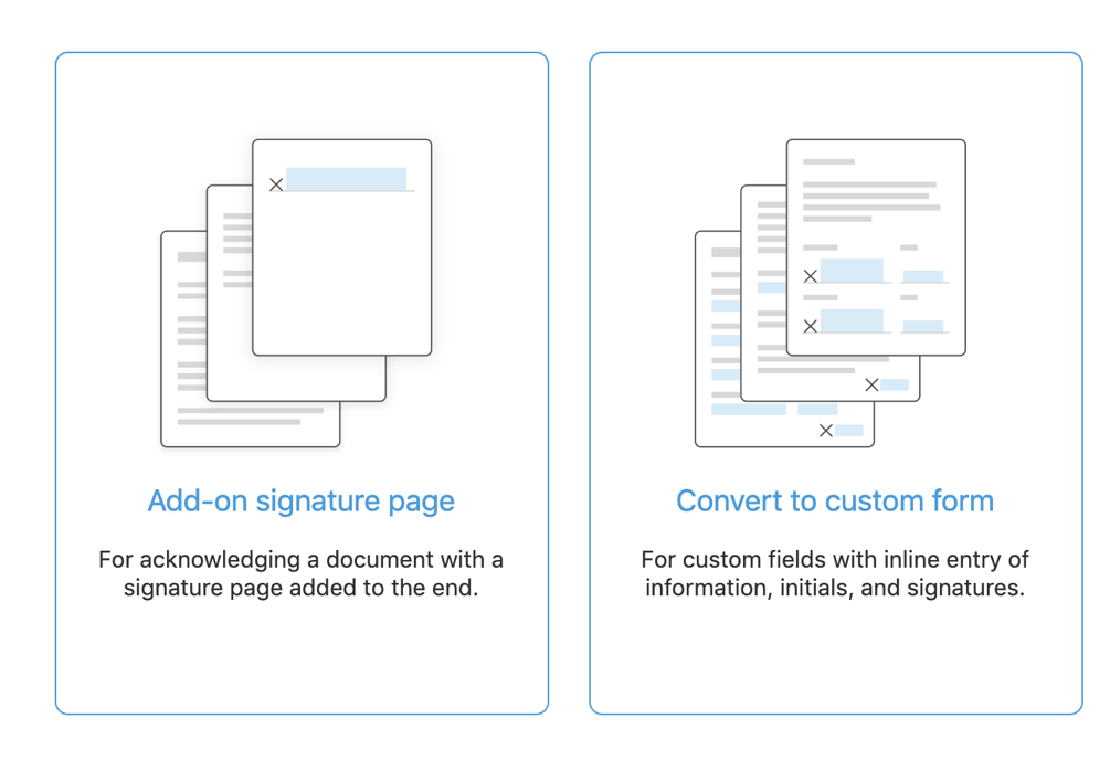 Multiple signers on a document